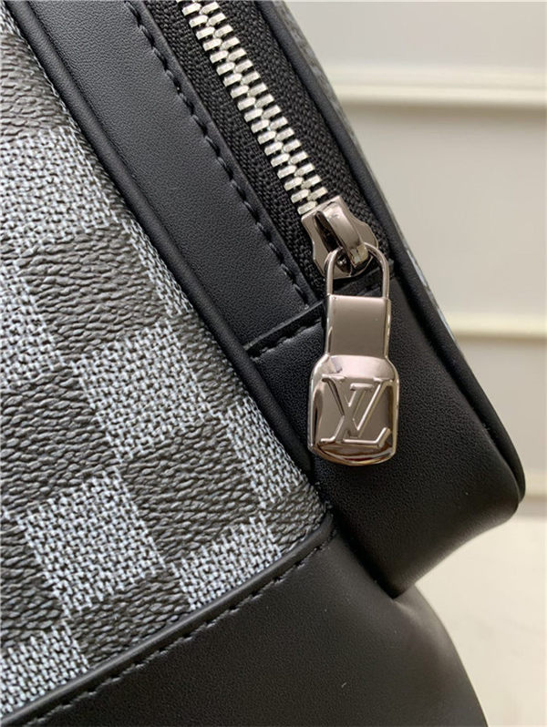 Louis Vuitton CAMPUS BACKPACK Damier Graphite 3D coated canvas Grey N50009 High