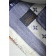 Louis Vuitton MONOGRAM SHAWL Silk/Wool DENIM Studdy High