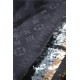 Louis Vuitton MONOGRAM SHAWL Silk/Wool Sequin High