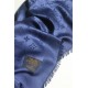 Louis Vuitton MONOGRAM SHAWL Silk/Wool Night Blue M72412 High