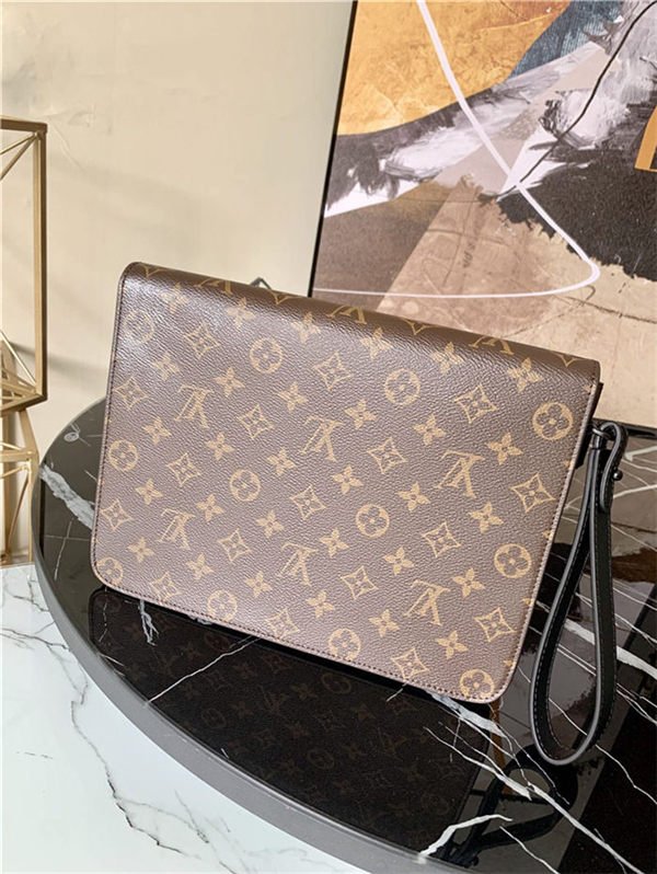 Louis Vuitton S LOCK A4 POUCH Monogram M80560 High