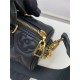 Louis Vuitton PAPILLON BB Quilted and embroidered smooth calf leather Black M59800 High