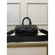 Louis Vuitton PAPILLON BB Quilted and embroidered smooth calf leather Black M59800 High