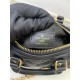 Louis Vuitton PAPILLON BB Quilted and embroidered smooth calf leather Black M59800 High