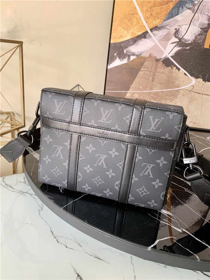 Louis Vuitton TRUNK MESSENGER Monogram Eclipse coated canvas M45727 High