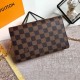 Louis Vuitton VAVIN CHAIN WALLET Damier Ebene Cream N60237 High