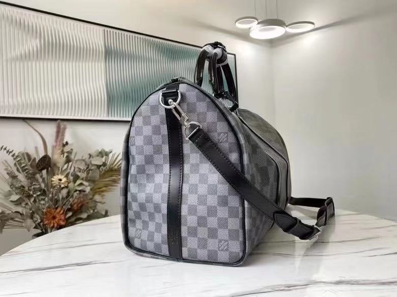 Louis Vuitton Keepall Bandoulière 50 Damier Graphite High