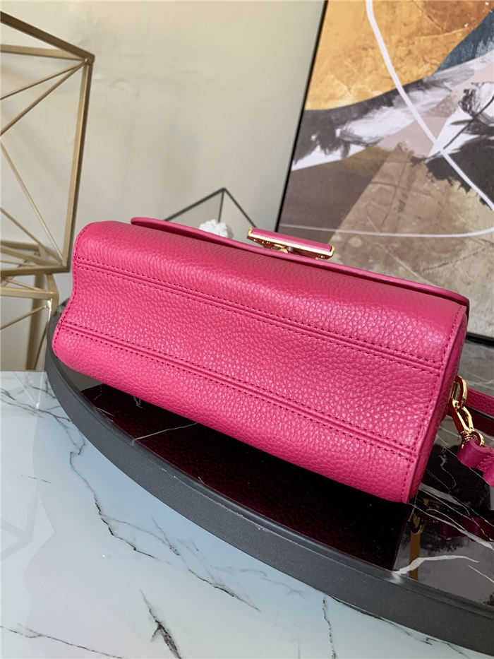 Louis Vuitton TWIST MM Taurillon leather and smooth calfskin Pondichery Pink M58691 High