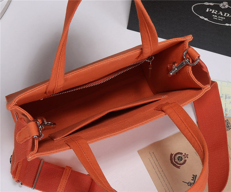 Prada Drill tote bag Orange High