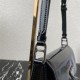 Prada Cleo brushed leather shoulder bag 1BD303 Black High