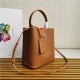 Medium Saffiano Leather Prada Panier Bag Tan High