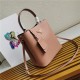 Medium Saffiano Leather Prada Panier Bag Nude Pink High