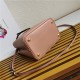 Medium Saffiano Leather Prada Panier Bag Nude Pink High