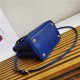 Medium Saffiano Leather Prada Panier Bag Royal Blue High