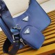 Prada Re-Edition 2005 nylon shoulder bag Navy Blue High