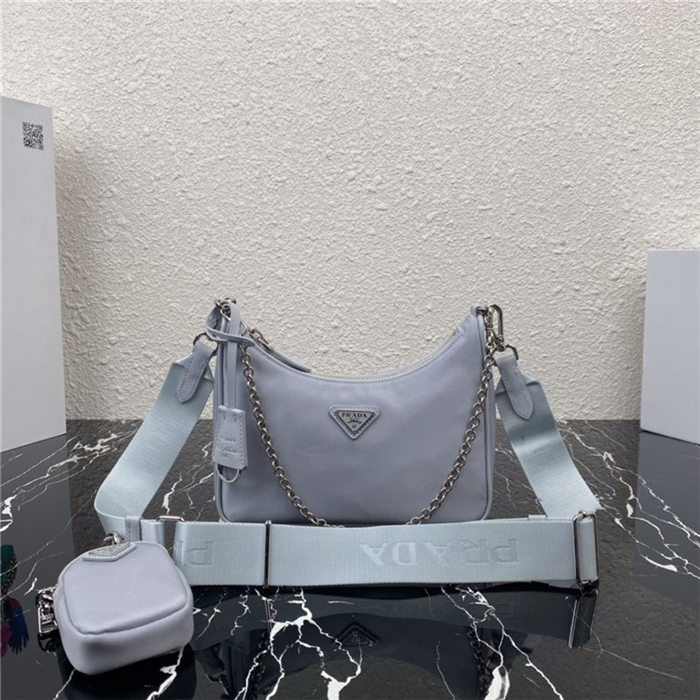 Prada Re-Edition 2005 nylon shoulder bag Lilac High