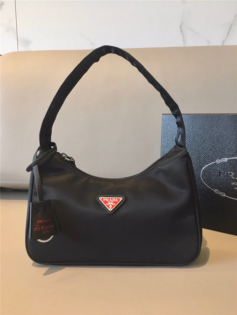 Prada Re-Nylon Re-Edition 2000 mini-bag Black High