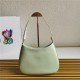 Prada Cleo brushed leather shoulder bag 1BC499 Green High