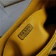 Prada Cleo brushed leather shoulder bag 1BC499 Yellow High