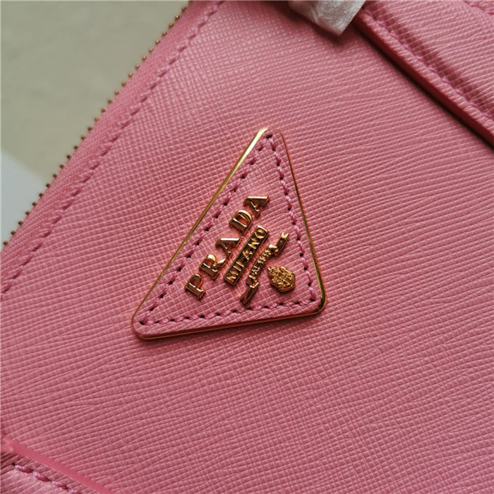 Prada Medium Galleria Bag In Saffiano Leather Pink High