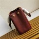 Prada Large Galleria Bag In Saffiano Leather Burgundy High