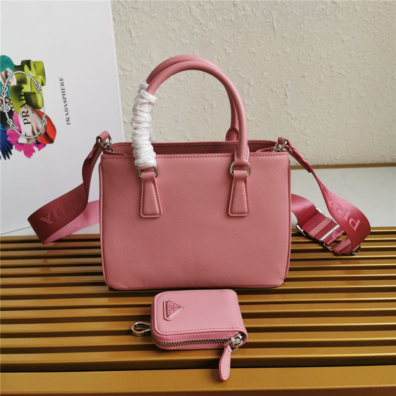 Prada Galleria Saffiano leather mini bag Pink High