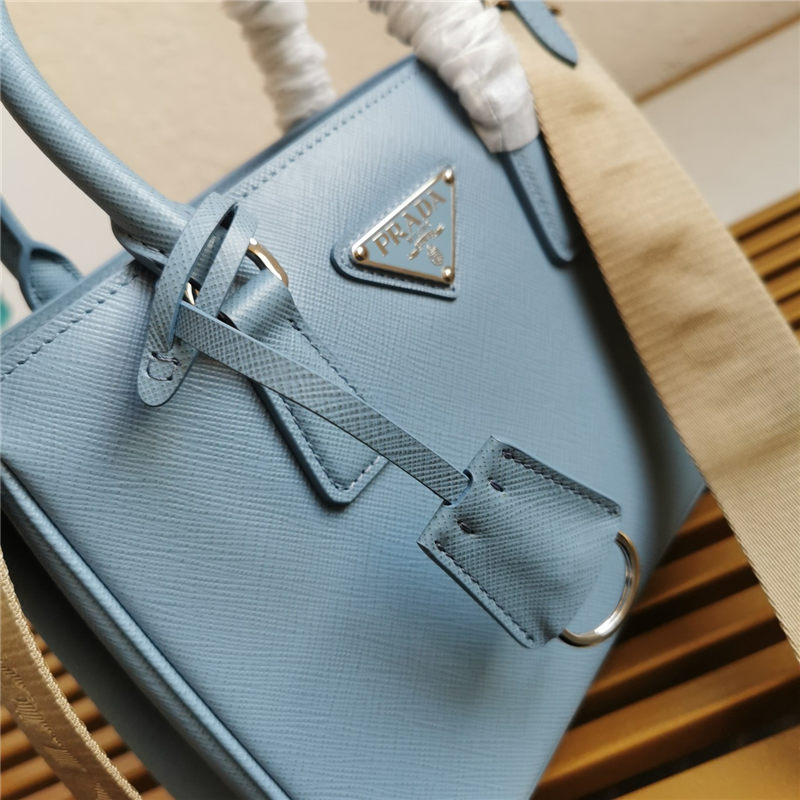 Prada Galleria Saffiano leather mini bag Blue High