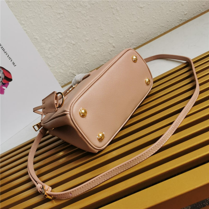 Prada Galleria Saffiano leather micro-bag Powder Pink High