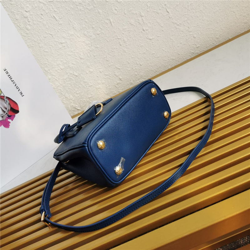 Prada Galleria Saffiano leather micro-bag Blue High