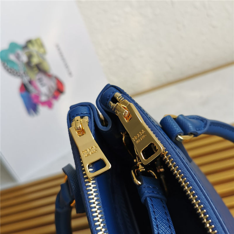 Prada Galleria Saffiano leather micro-bag Blue High