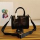 Prada Galleria brushed leather small bag Black High