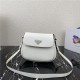 Prada Cleo leather shoulder bag 1BD303 White High