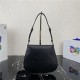 Prada Cleo leather shoulder bag 1BD303 Black High