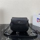 Prada Cleo leather shoulder bag 1BD303 Black High