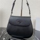 Prada Cleo leather shoulder bag 1BD303 Black High