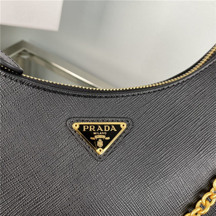 Prada Re-Edition 2005 Saffiano leather bag 1BH204 Black High