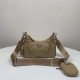 Prada Re-Edition 2005 nylon shoulder bag Taupe High