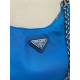 Prada Re-Edition 2005 nylon shoulder bag Bright Blue High