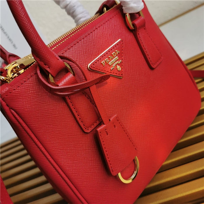 Prada Galleria Saffiano leather micro-bag Red High