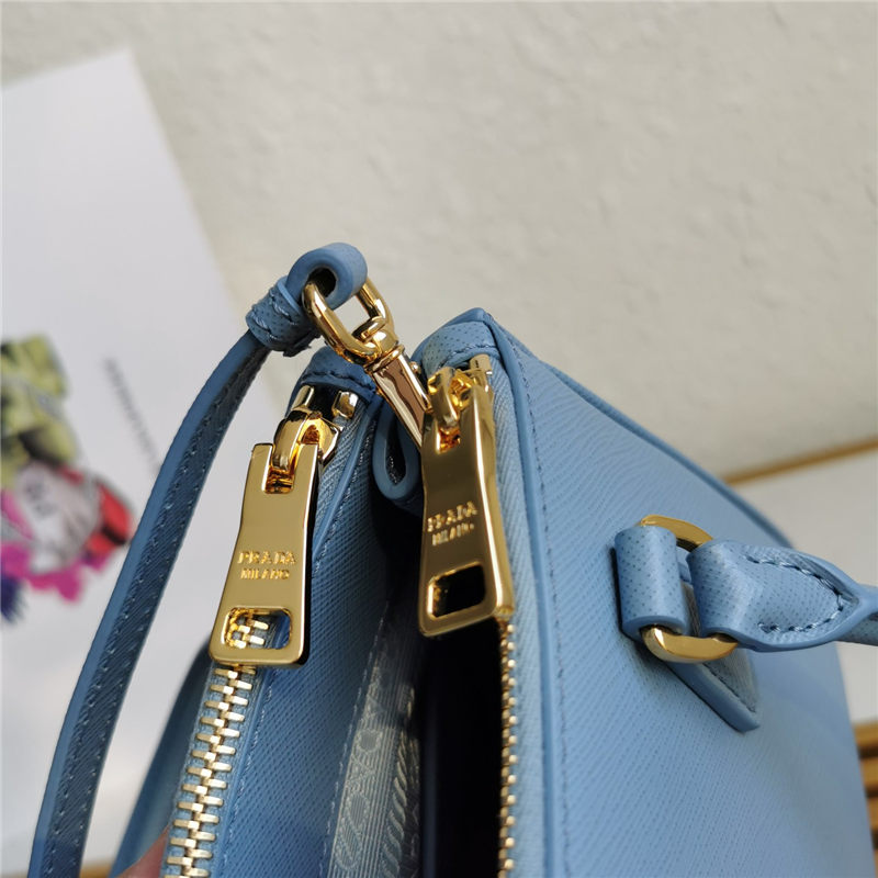 Prada Galleria Saffiano leather micro-bag Blue High