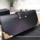 Prada Cahier Clutch In Black Saffiano Calf Leather High