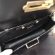 Prada Cahier Clutch In Black Saffiano Calf Leather High