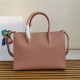 Prada Large Saffiano Leather Handbag Tote Pink High