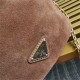 Prada Mini Bucket Bag 1BC227 Suede High