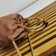 Prada Mini Bucket Bag 1BC227 Suede High