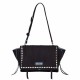 Prada Etiquette Bag In Nylon With Metal Stud Trim High