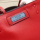 Prada Etiquette Tote Bag In Red Calf Leather High