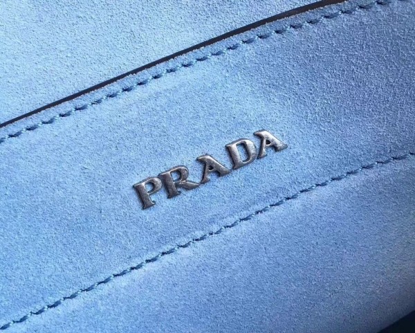 Prada Etiquette Tote Bag In Black Calf Leather High