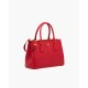 Prada Medium Galleria Bag In Saffiano Leather Red High