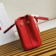 Prada Medium Galleria Bag In Saffiano Leather Red High